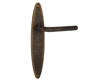 GAUDIUM MG3371 - Bronze door handle on back plate by Fama International - view 2